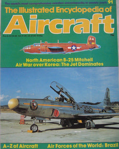 The Illustrated Encyclopedia of Aircraft magazine Issue 91 North American B-25 Mitchell cutaway drawing