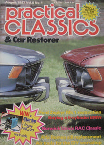 Practical Classics magazine 08/1987 featuring BMW, Ford Zephyr [Paperback] John Williams