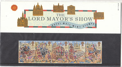 1989 The Lord Mayor's Show Presentation Pack no 202