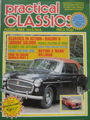 Practical Classics magazine 08/1984 featuring Hillman Minx