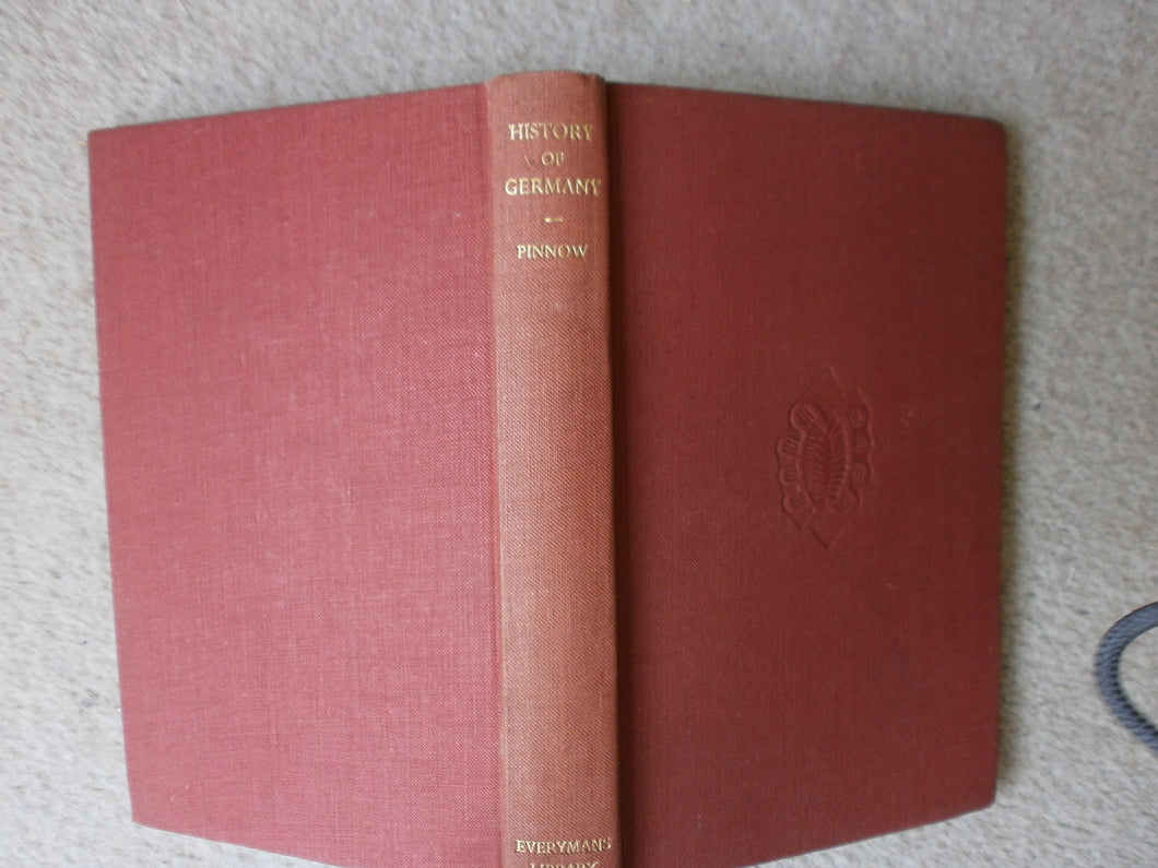 History of Germany (Everyman's Library 929) [Hardcover] Hermann Pinnow