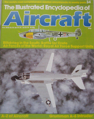 The Illustrated Encyclopedia of Aircraft magazine Issue 34 Grumman A-6 Intruder cutaway drawing