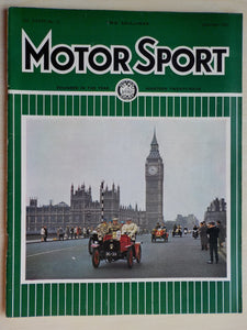 Motor Sport magazine Vol XXXVII No 12 = December 1961