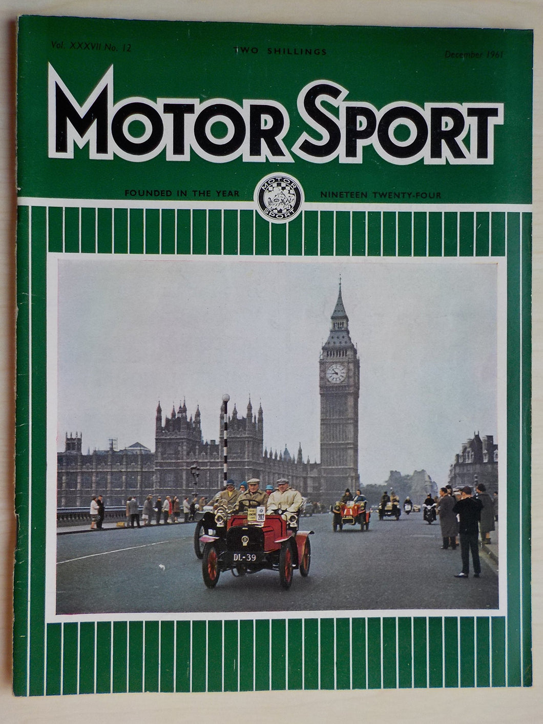 Motor Sport magazine Vol XXXVII No 12 = December 1961