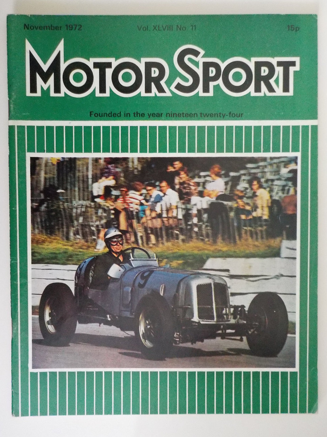 Motor Sport magazine November 1972 Vol XLVIII No 11