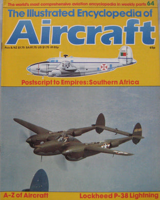 The Illustrated Encyclopedia of Aircraft magazine Issue 64 Lockheed P-38 Lightning cutaway drawing
