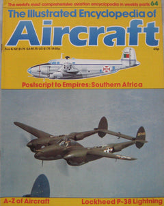 The Illustrated Encyclopedia of Aircraft magazine Issue 64 Lockheed P-38 Lightning cutaway drawing