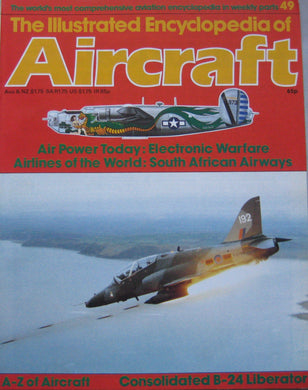The Illustrated Encyclopedia of Aircraft magazine Issue 49 Consolidated B-24 Liberator cutaway drawing
