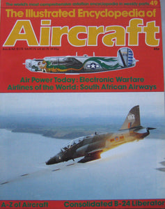 The Illustrated Encyclopedia of Aircraft magazine Issue 49 Consolidated B-24 Liberator cutaway drawing