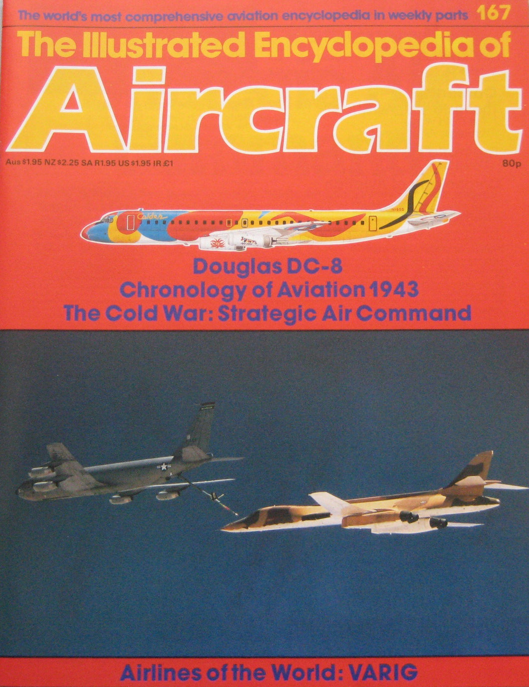 The Illustrated Encyclopedia of Aircraft Issue 167 Douglas DC-8 cutaway drawing
