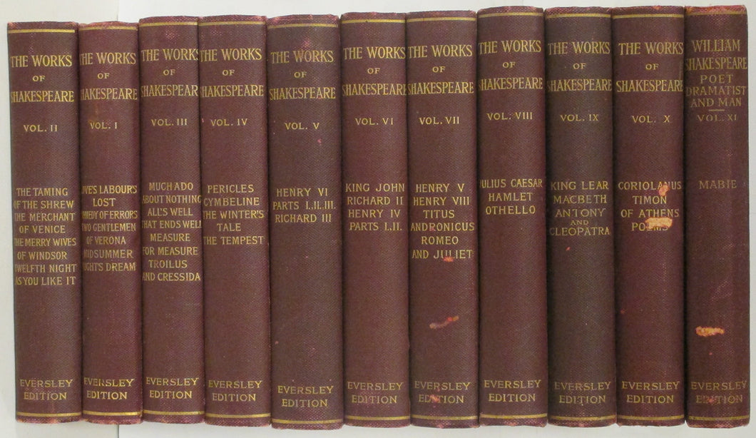 The works of Shakespeare; (The Eversley edition)