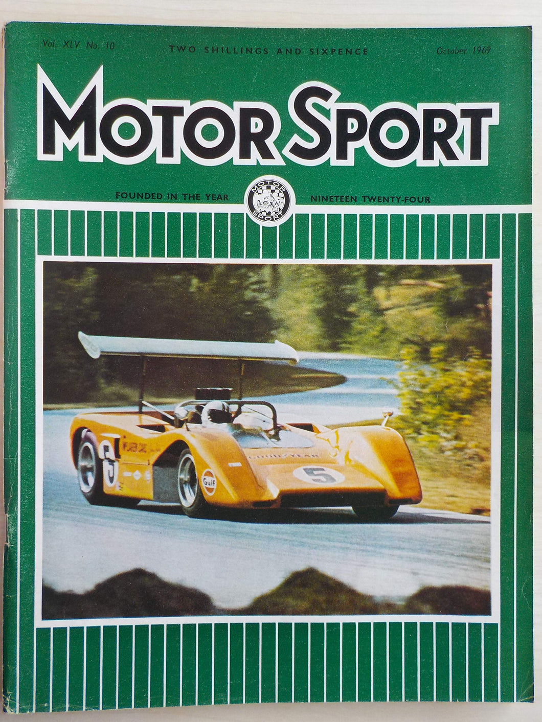 Motor Sport - Magazine - October 1969 [Paperback] Motor Sport