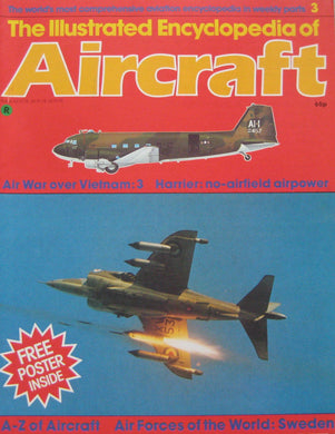 The Illustrated Encyclopedia of Aircraft Issue 3 British Aerospace Harrier cutaway drawing