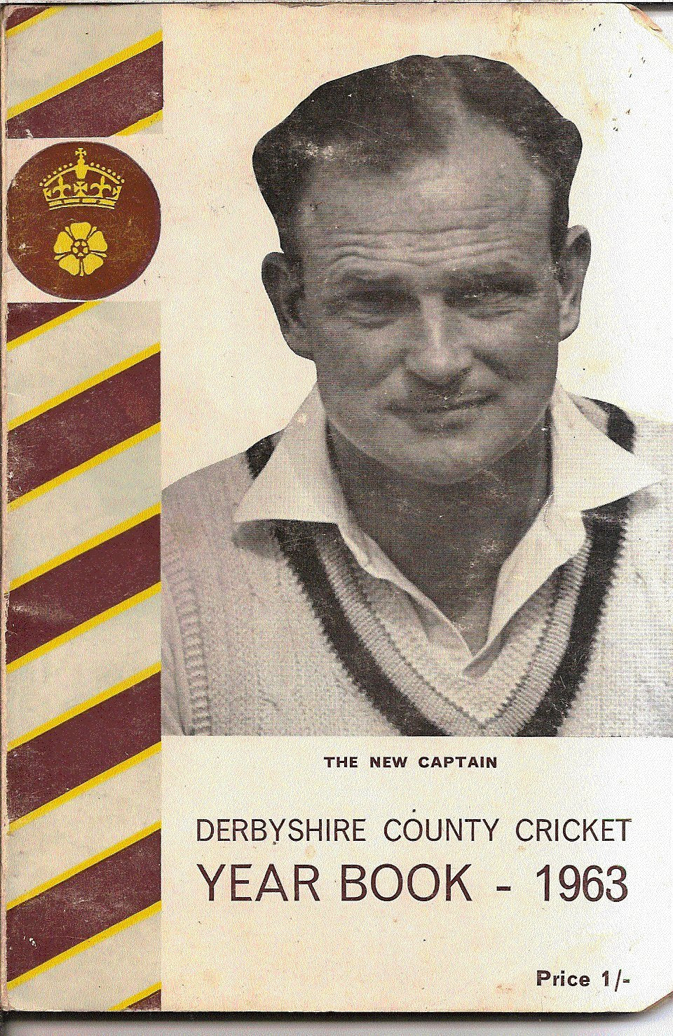 DERBYSHIRE COUNTY CRICKET YEAR BOOK (SOFTCOVER) 1963