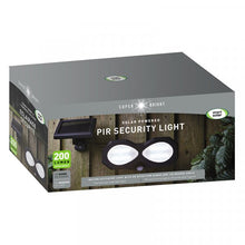Load image into Gallery viewer, PIR 200L (Lumen) Security Light - Passive Infrared Sensor (Motion Sensor) Solar Charged
