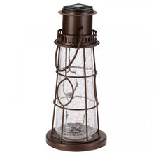 Load image into Gallery viewer, Solar Powered Lighthouse Lantern - Night/dusk  activated
