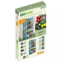 Load image into Gallery viewer, GroZone Greenhouse vertical growing structure - Germination, Propagating, Protection - plants, flowers, vegetables - Smart Garden - 170cm x 80cm x 48cm
