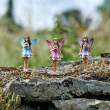 Load image into Gallery viewer, Forest Fairies - Fairy Figurines - Magical, Mystical, Secret Garden - magnetic base

