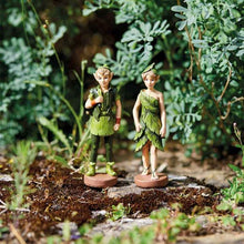 Load image into Gallery viewer, Woodland Elves - Elvedon Elveden Figurines - Magical, Mystical Secret Garden  choice of 2
