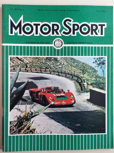 Motor Sport magazine Vol XLIV No 6 = June 1968