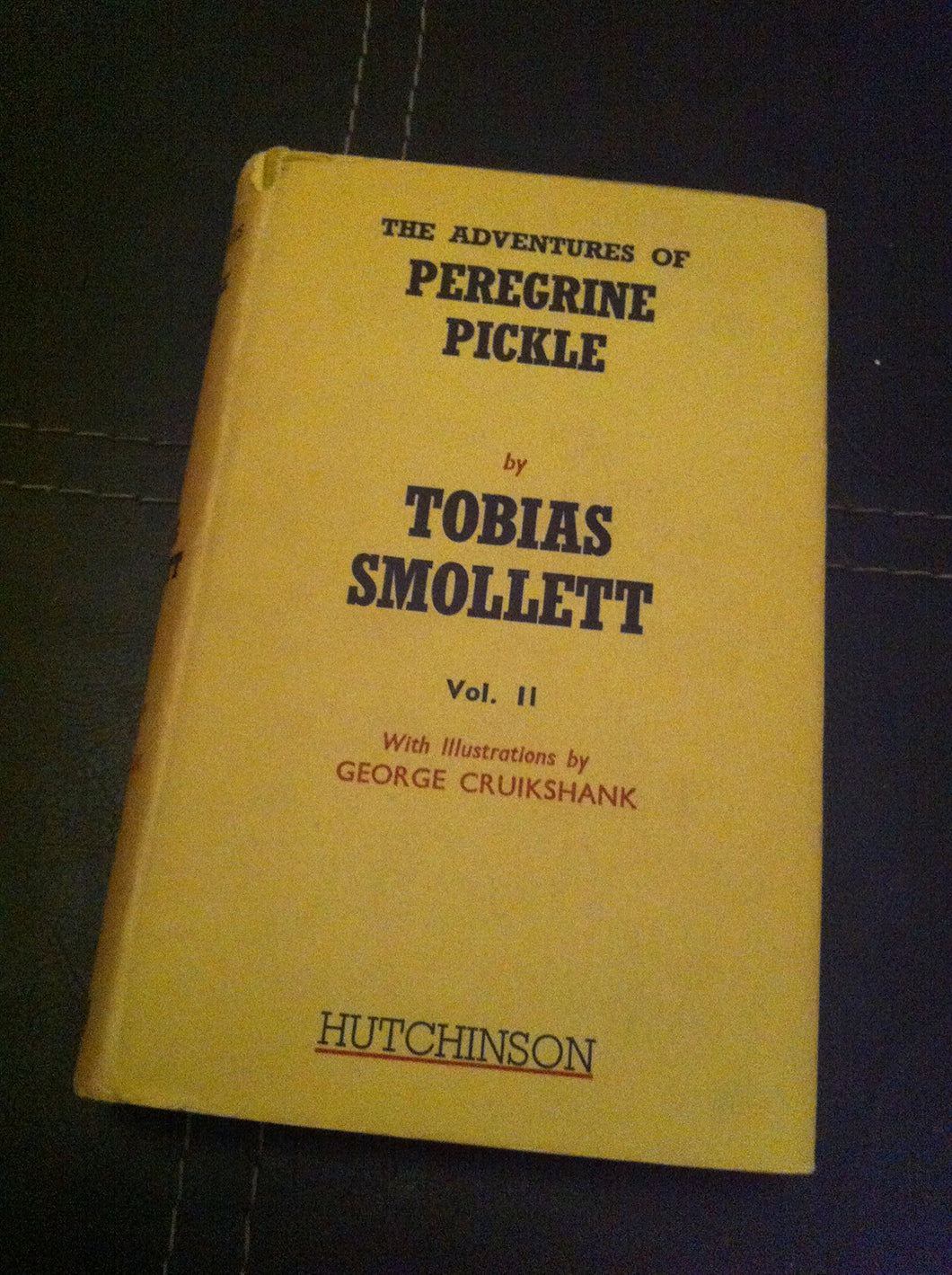 The Adventures of Peregrine Pickle Vol. II [Unknown Binding]