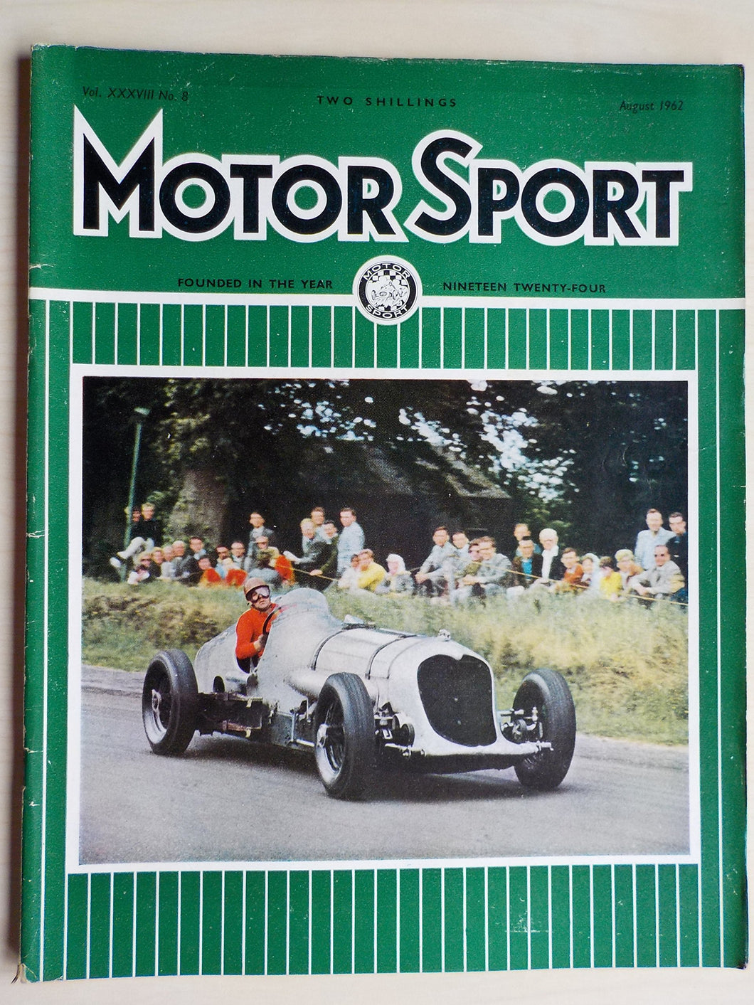 Motor Sport magazine Vol XXXVIII No 8 = August 1962