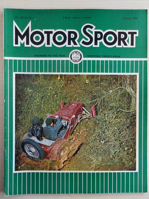 Motor Sport magazine Vol XL No 1 January 1964