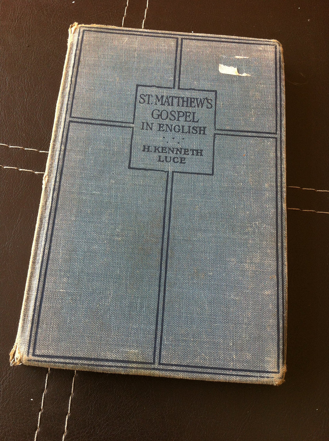 St Matthew's Gospel in English: Revised Version [Hardcover] Luce, H.K