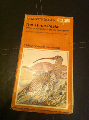 Ordnance Survey 1 : 25 000 Outdoor Leisure Map. The Three Peaks. Whernside, Ingleborough and Pen-y-ghent. [Map] Ordnance Survey