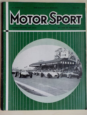 Motor Sport magazine Vol XXXVII No 4 = April 1961