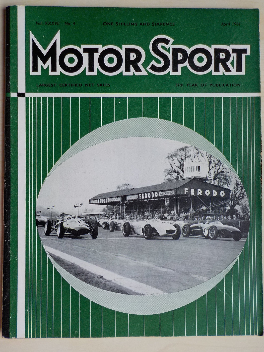 Motor Sport magazine Vol XXXVII No 4 = April 1961