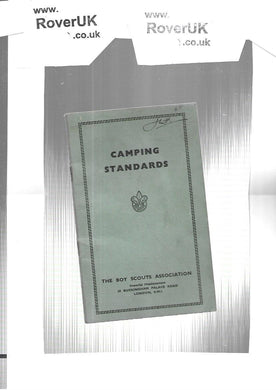 Camping Standards - The Boy Scouts Association