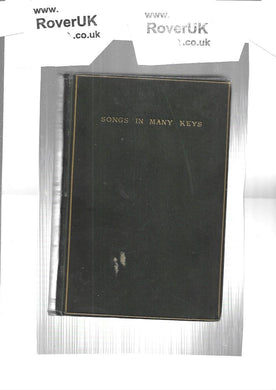 Songs in Many Keys - Hardcover - Rev. C D Bell D D - MDCCCLXXXIV (1884)