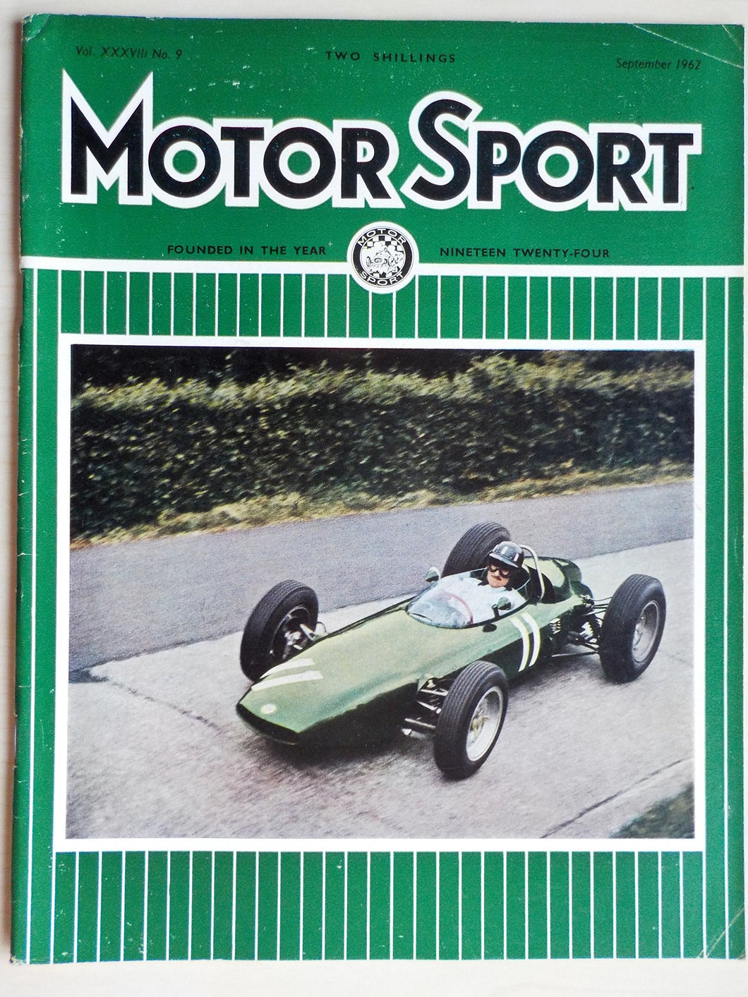 Motor Sport magazine Vol XXXVIII No 9 = September 1962