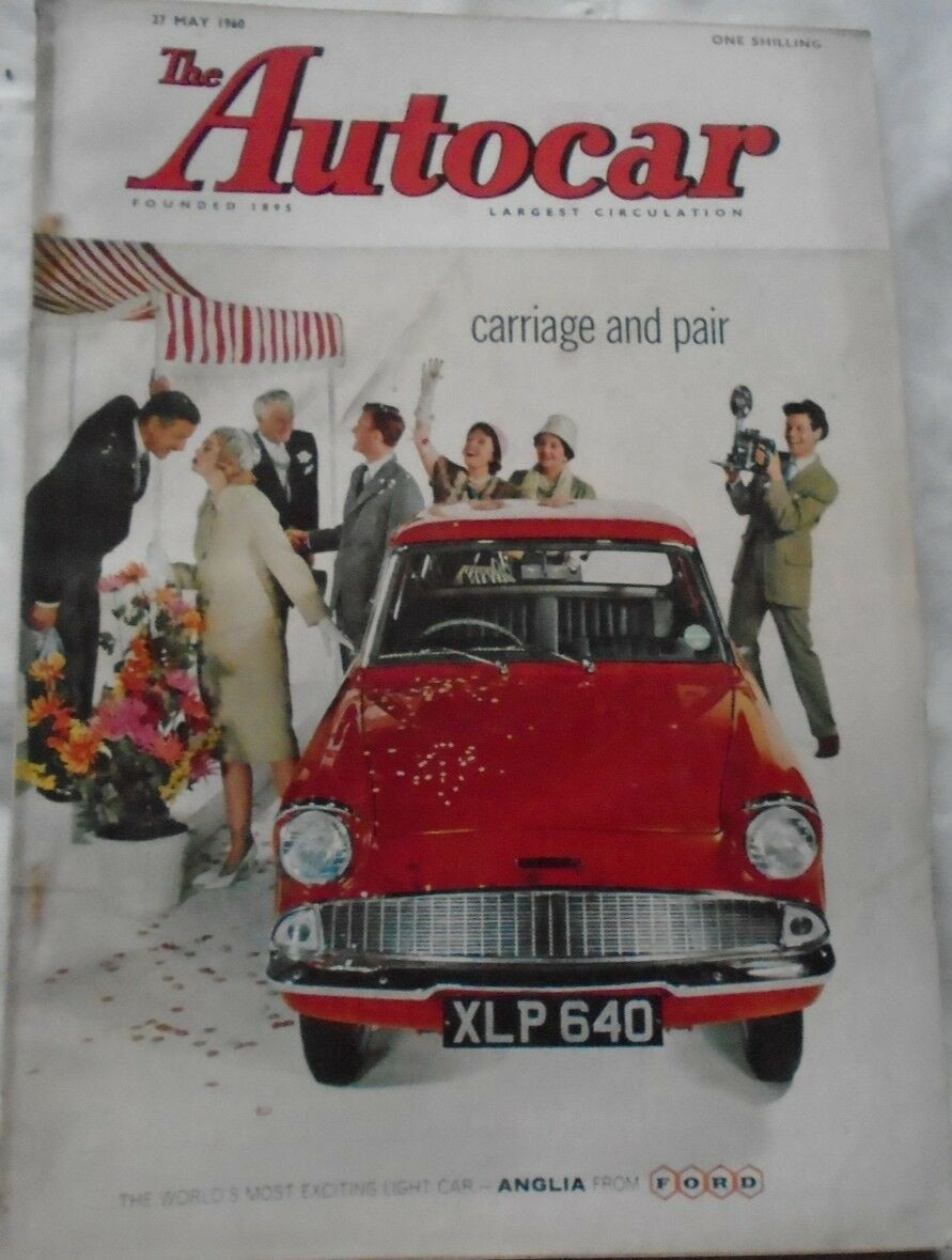 AUTOCAR 27 MAY 1960 - CARRIAGE AND PAIR - ANGLIA  - SITES AND SIGHTS