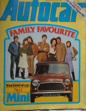 AUTOCAR 3 APRIL 1982 - MINI - FIAT STRADA SUPER 85, 911