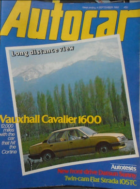 AUTOCAR 4 SEPTEMBER 1982