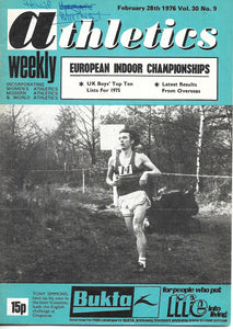 Athletics Weekly February 28th 1976 Vol. 30 No 9