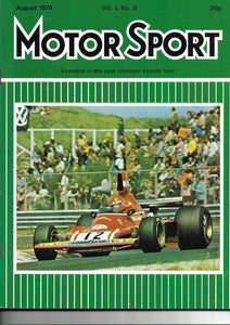 Motor Sport Magazine August 1974, Vol L No 8