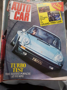 Autocar 20 September 1975 wall colour chart Grand Prix Porsche test and more