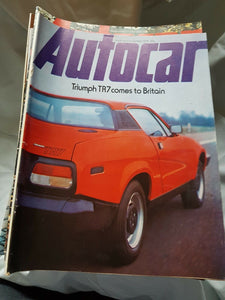 Autocar 22 may 1976, Triumph TR7, comes to Britain and lots more