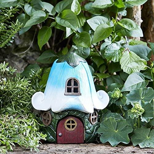 Bluebell Cottage - Elvedon Collection - Solar Powered Houses - Smart Solar - - Blue Bell - Elf, Fairy, Pixie