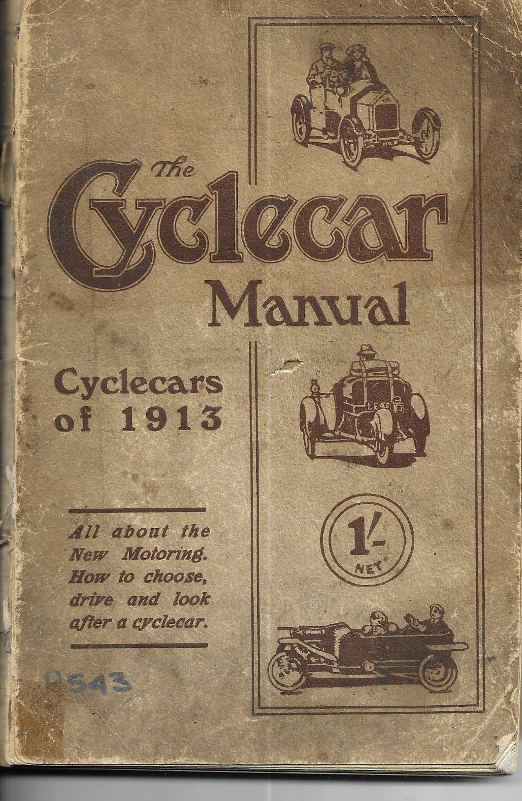 The Cyclecar Manual  Cyclecars of 1913 - Collectable, Acceptable