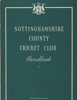 NOTTINGHAMSHIRE COUNTY CRICKET CLUB HANDBOOK 1966 [Paperback] NCC