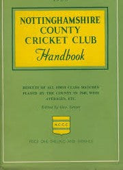 Nottinghamshire County Cricket Club Handbook 1955