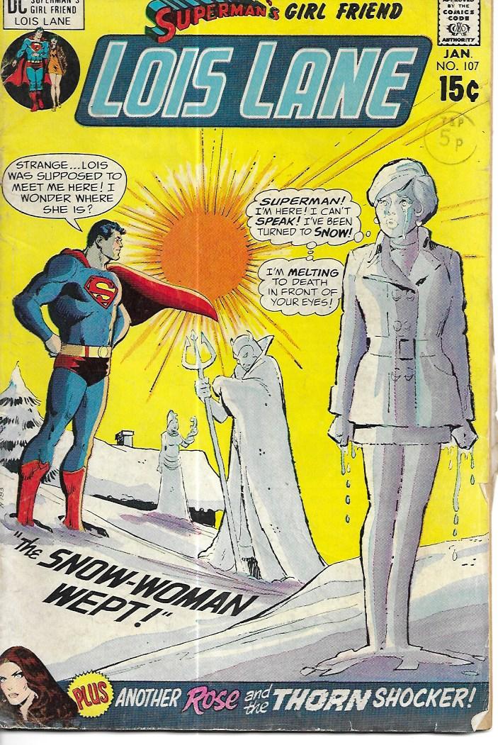 DC Superman's Girlfriend Lois Lane January Jan 1971 Number No. 107