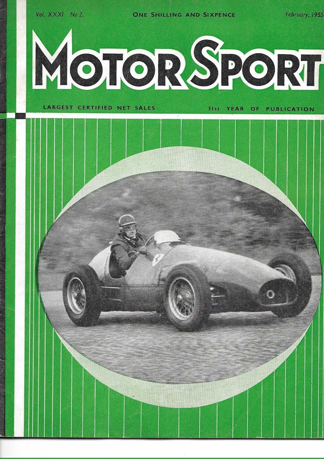 Motor Sport, Magazine, No 2 February 1955,