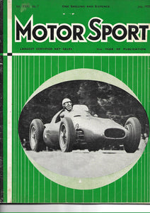 Motor Sport, Magazine, Vol XXXI No7, July 1955,