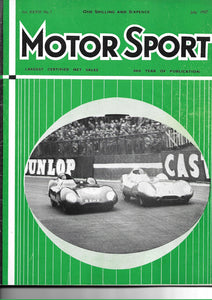 Motor Sport Magazine Vol XXXIII No 7 July 1957