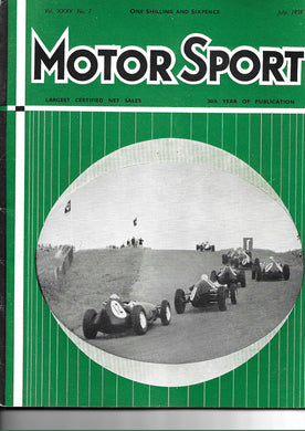 Motor Sport Magazine Vol XXXV No 7 July 1959